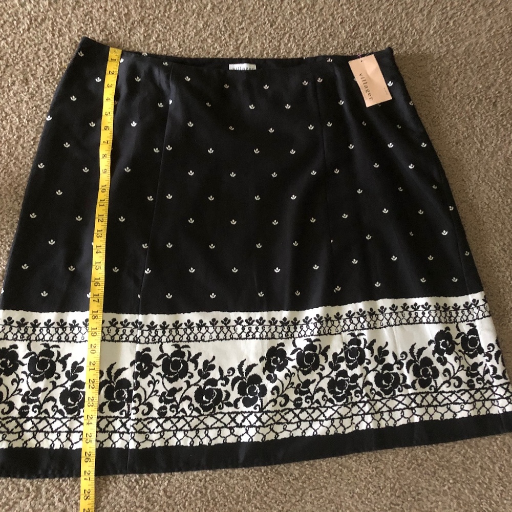 New Villager By Liz Claiborne Cotton Floral skirt